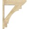 Ekena Millwork Merced Slat Rough Sawn Outlooker, Douglas Fir, 8"W x 30"D x 36"H OUT08X30X36MRC06RDF - alternate 2
